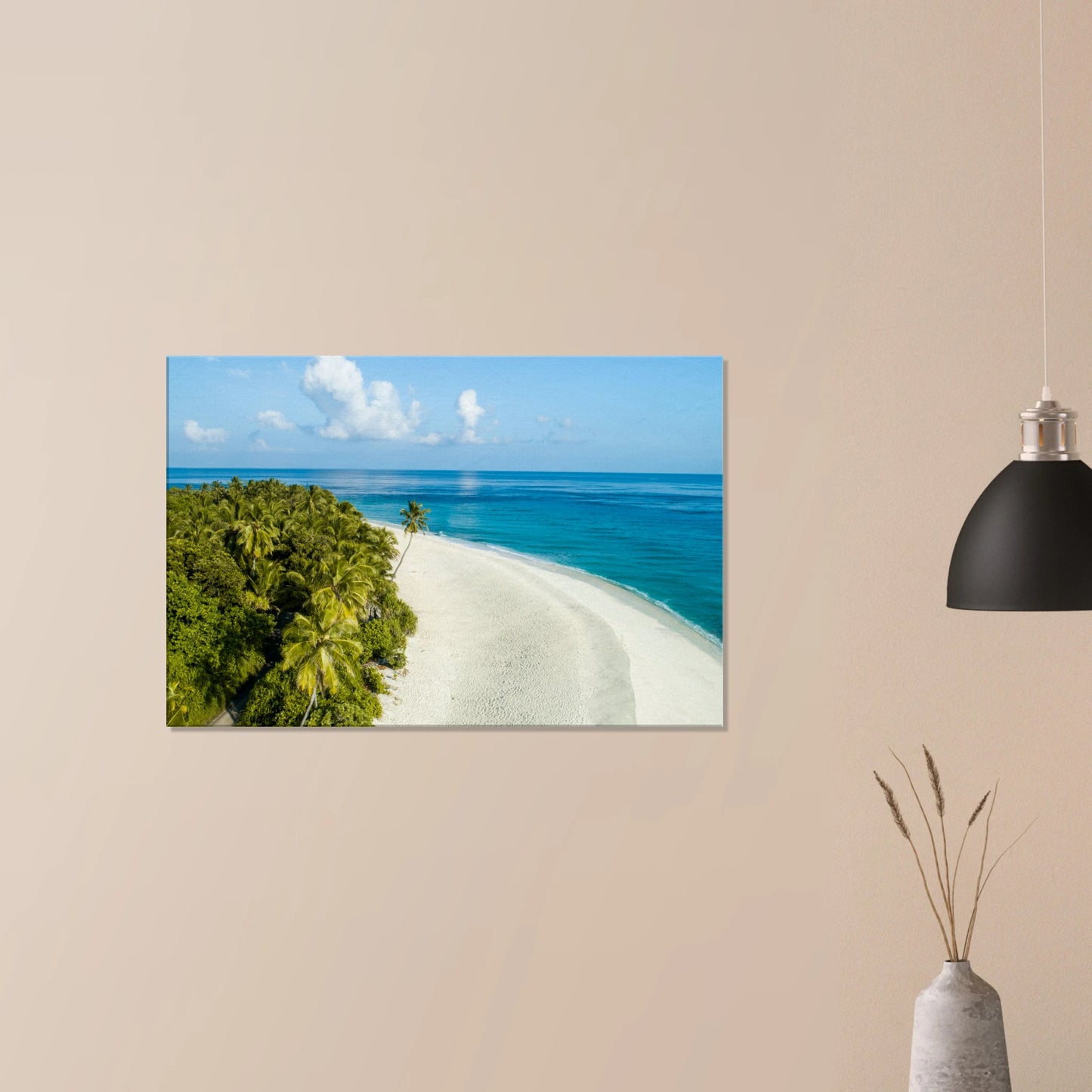 Beach Bend Canvas Wall Print at Caribbean Rays
