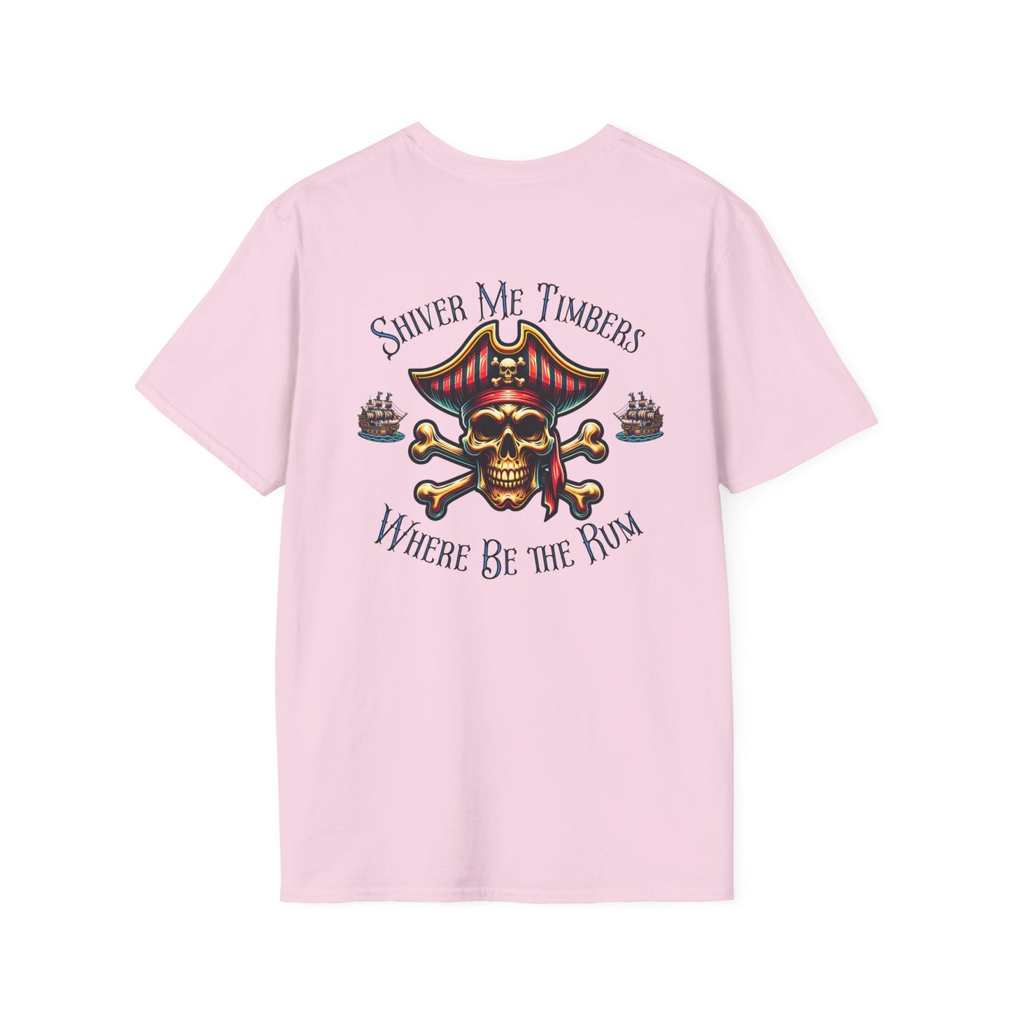 Shiver Me Timbers Unisex Softstyle T-Shirt - Caribbean Rays