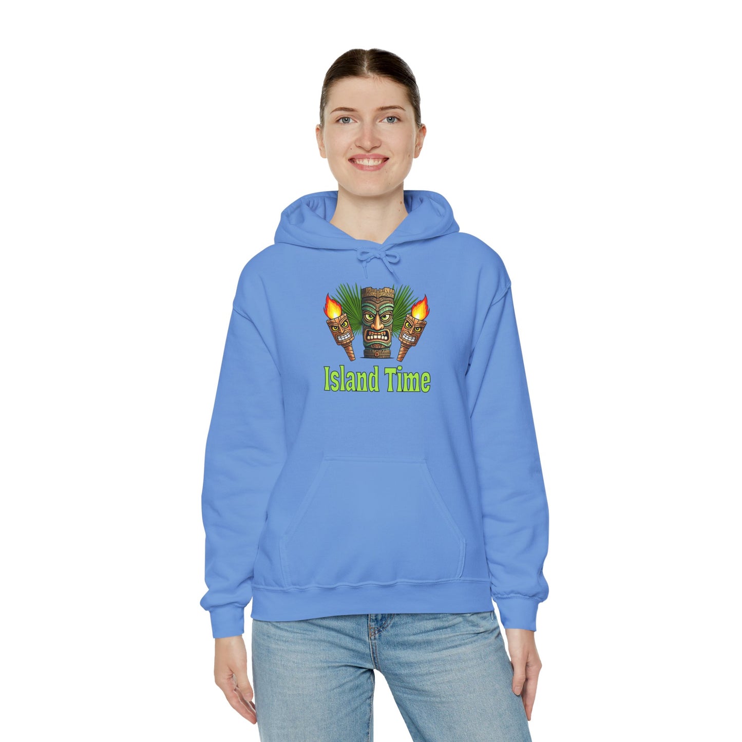 Tropical Island Time Hoodie for Relaxed Vibes