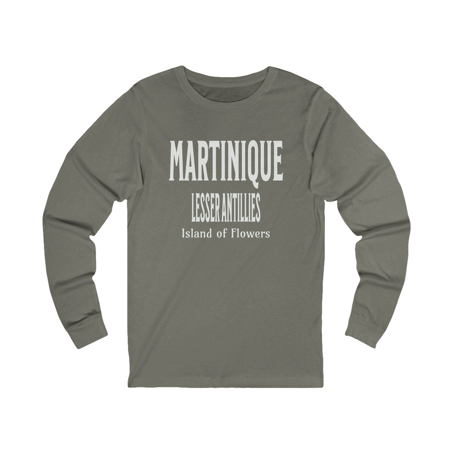 Martinique Unisex Jersey Long Sleeve Tee on Caribbean Rays