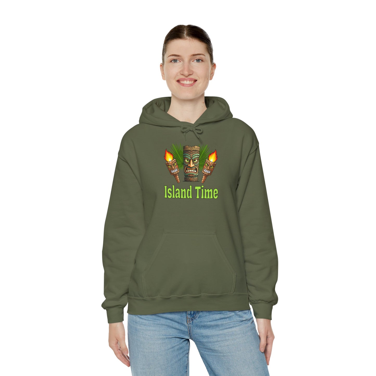 Tropical Island Time Hoodie for Relaxed Vibes