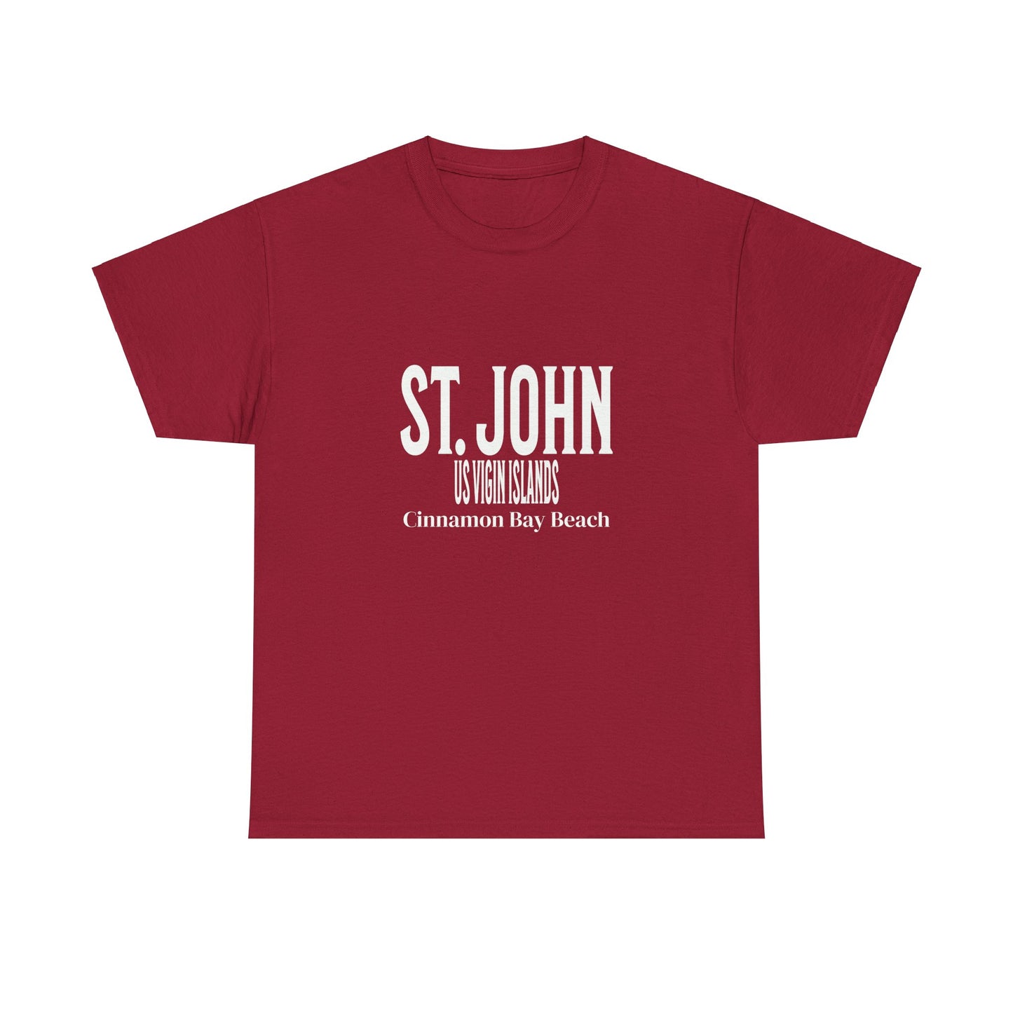 Island Collection St. John Unisex Heavy Cotton Tee