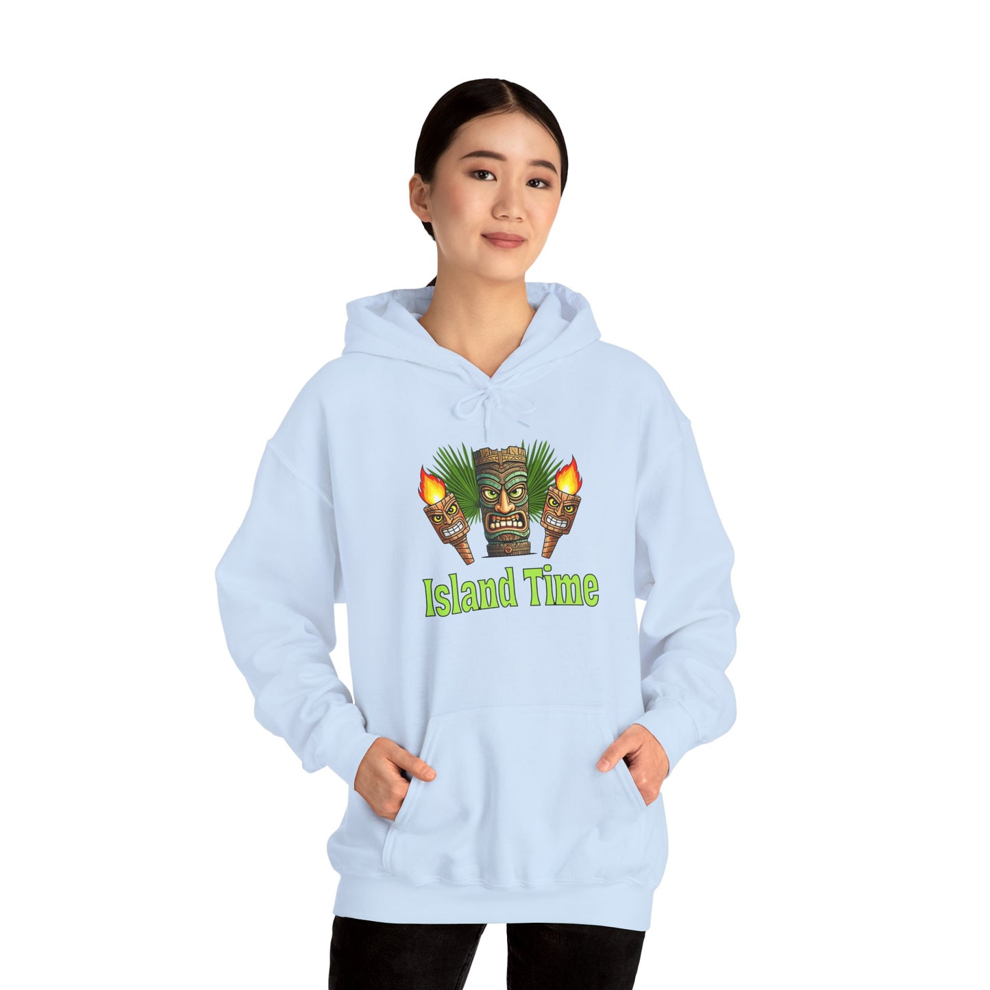 Tropical Island Time Hoodie for Relaxed Vibes
