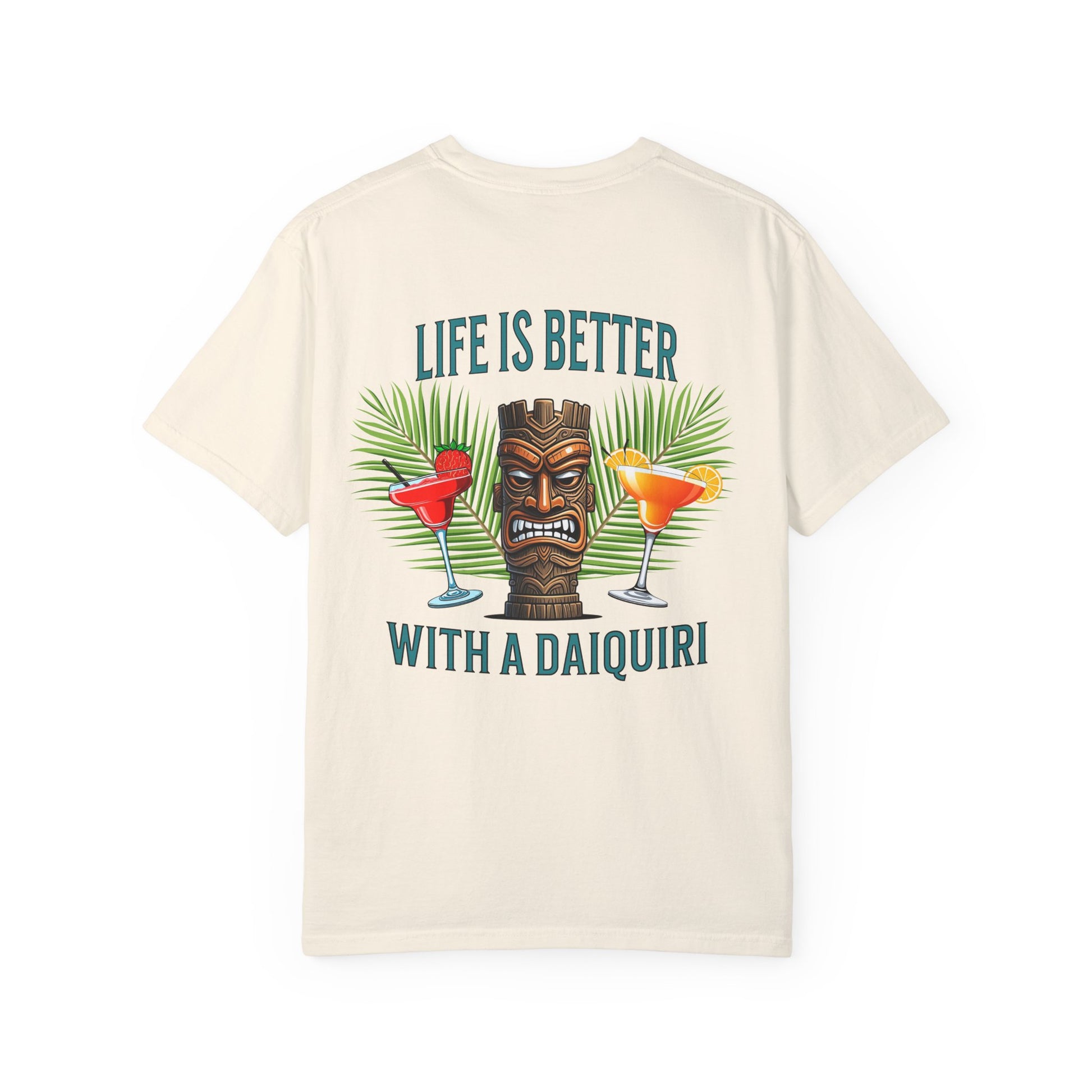 Resort Collection Life Is Better With a Daiquiri Unisex Garment-Dyed T-shirt by Caribbean Rays