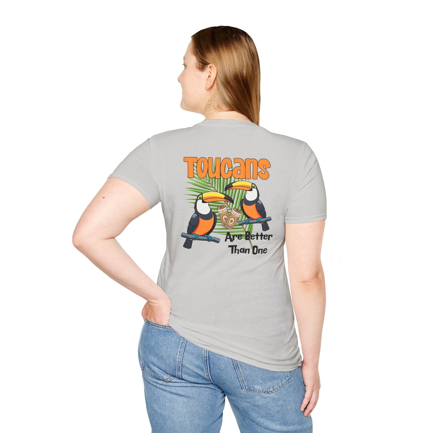 Toucans Are Better Than One Unisex Softstyle T-Shirt