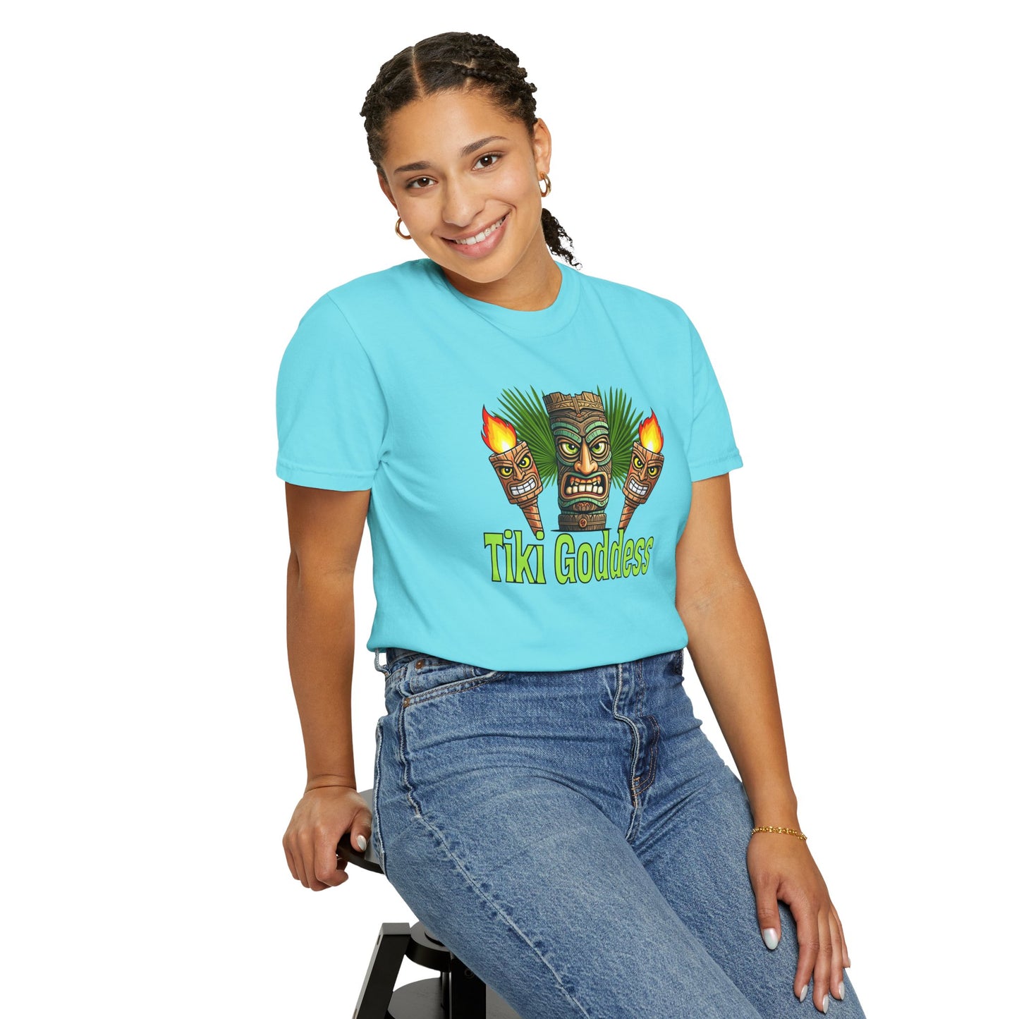 Resort Collection Tiki Goddess Unisex Garment-Dyed T-shirt