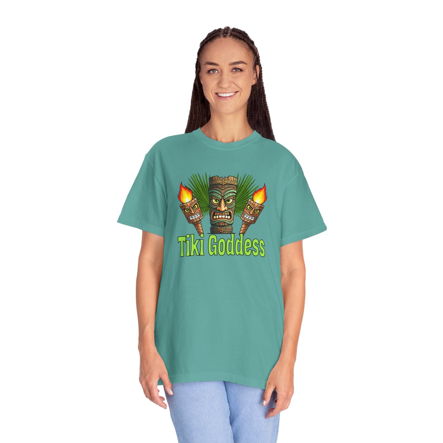 Resort Collection Tiki Goddess Unisex Garment-Dyed T-shirt