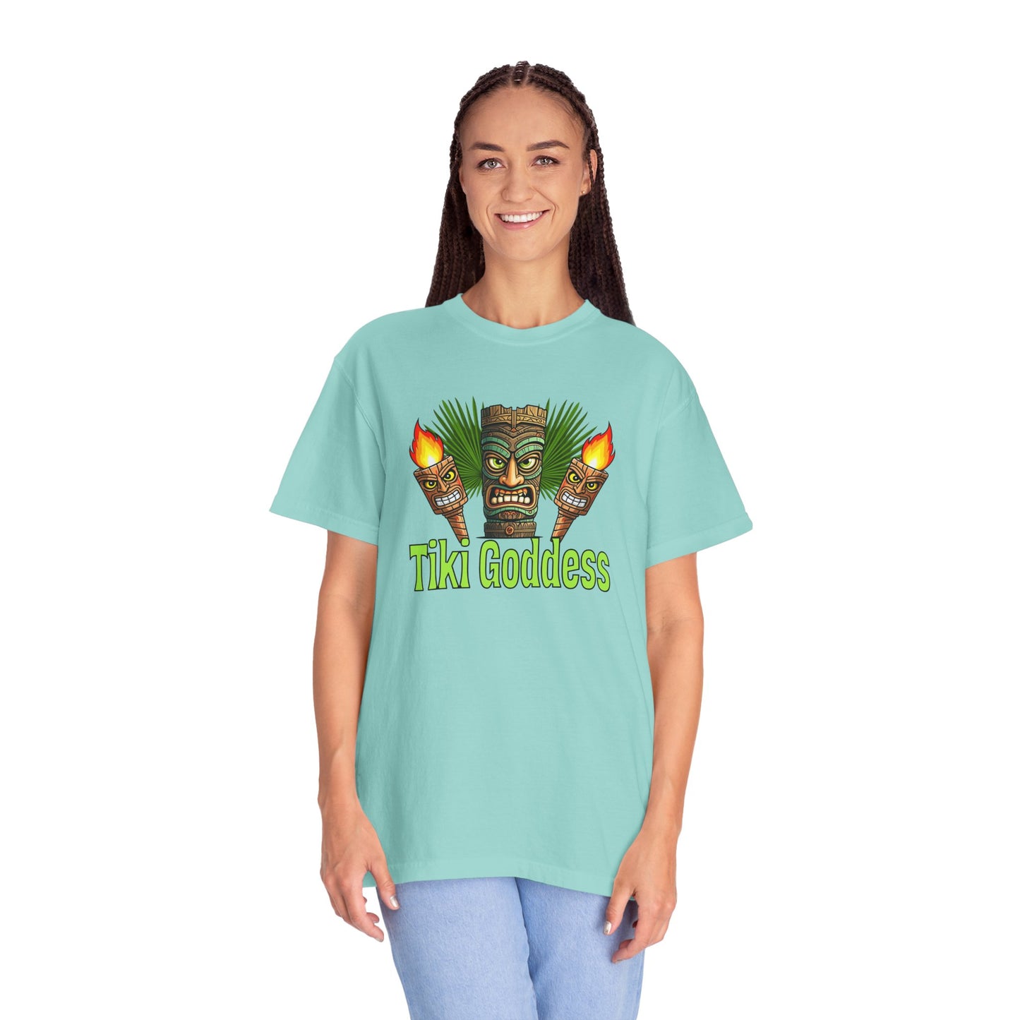 Resort Collection Tiki Goddess Unisex Garment-Dyed T-shirt