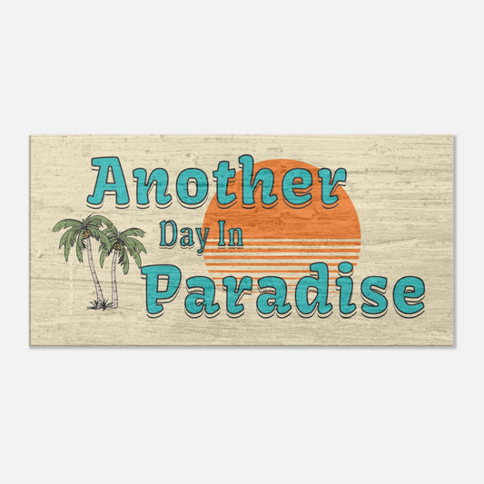 Another Day in Paradise Large Canvas Wall Print at Caribbean Rays