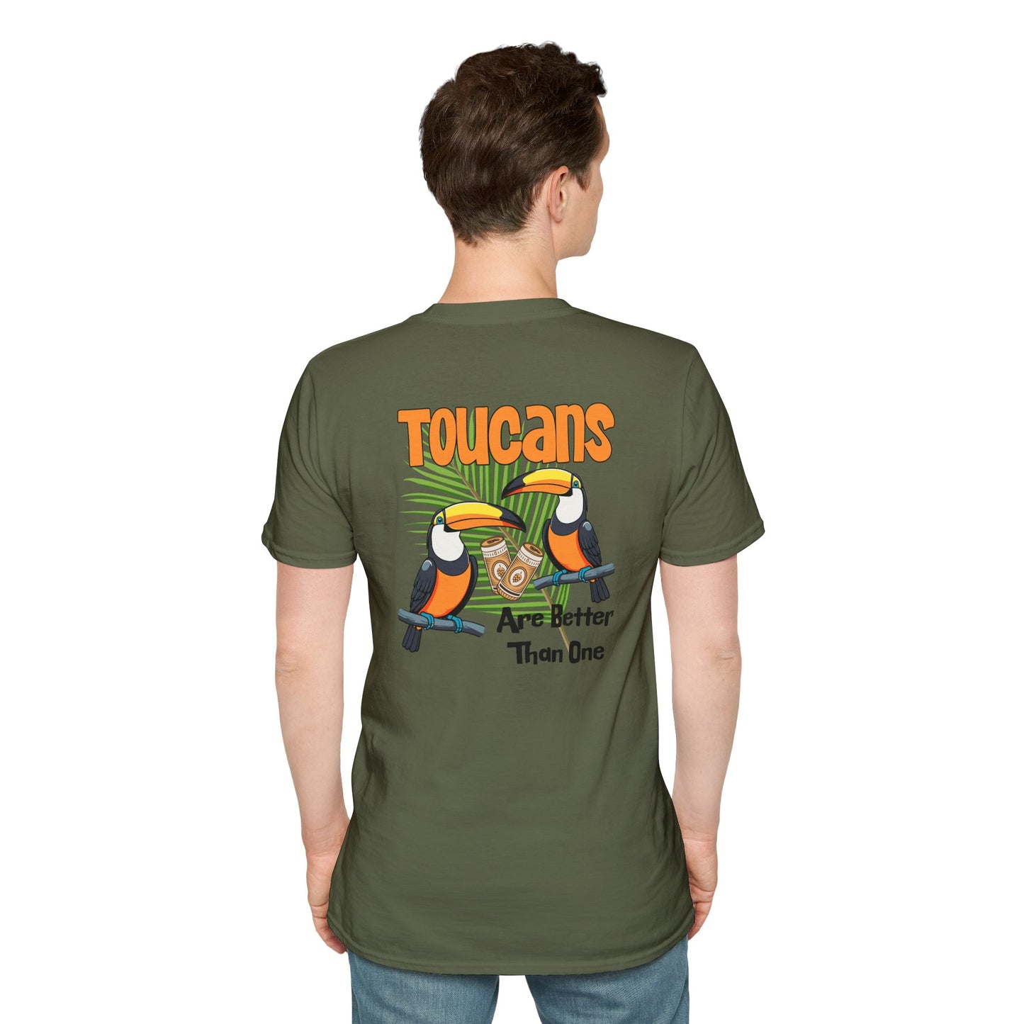 Toucans Are Better Than One Unisex Softstyle T-Shirt