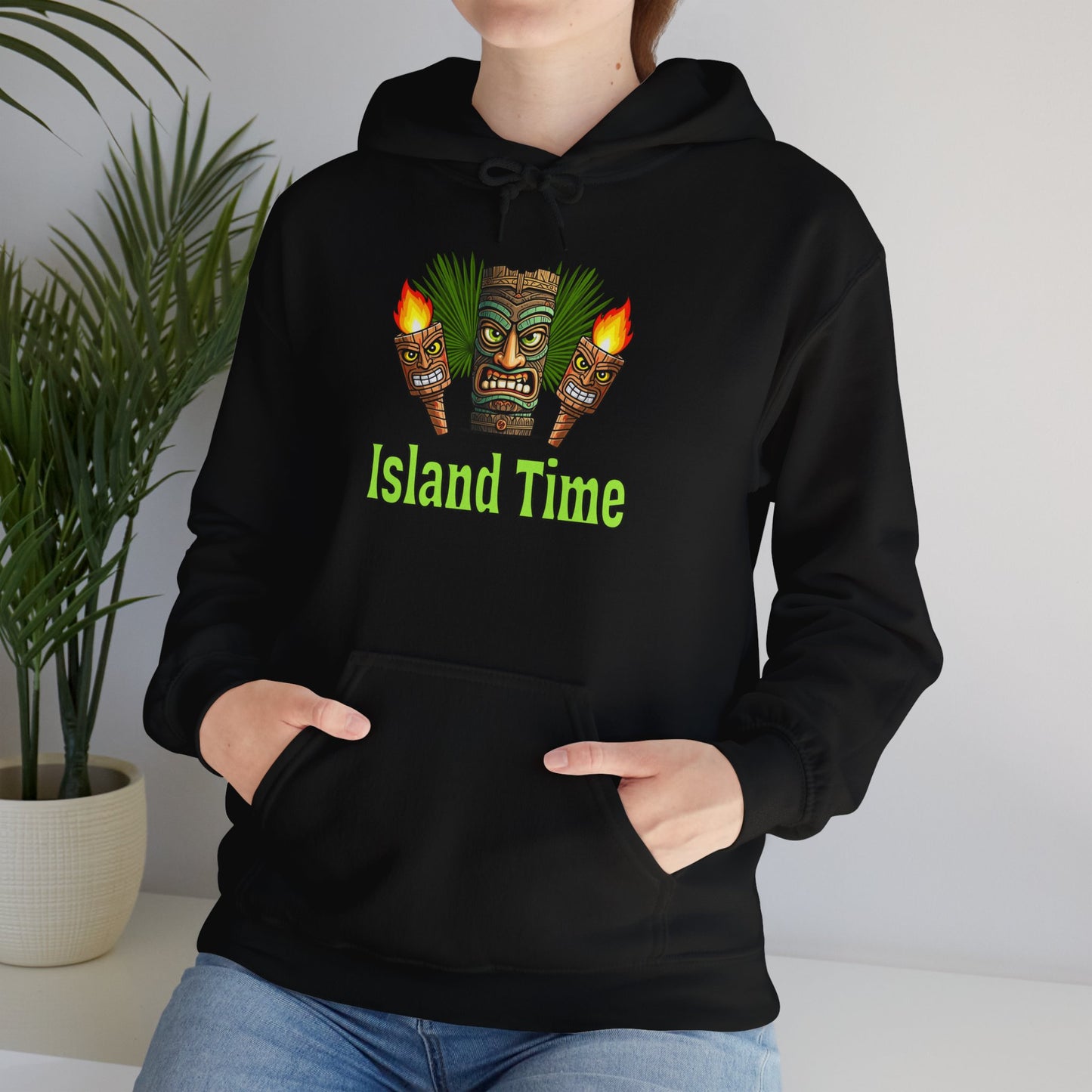 Tropical Island Time Hoodie for Relaxed Vibes