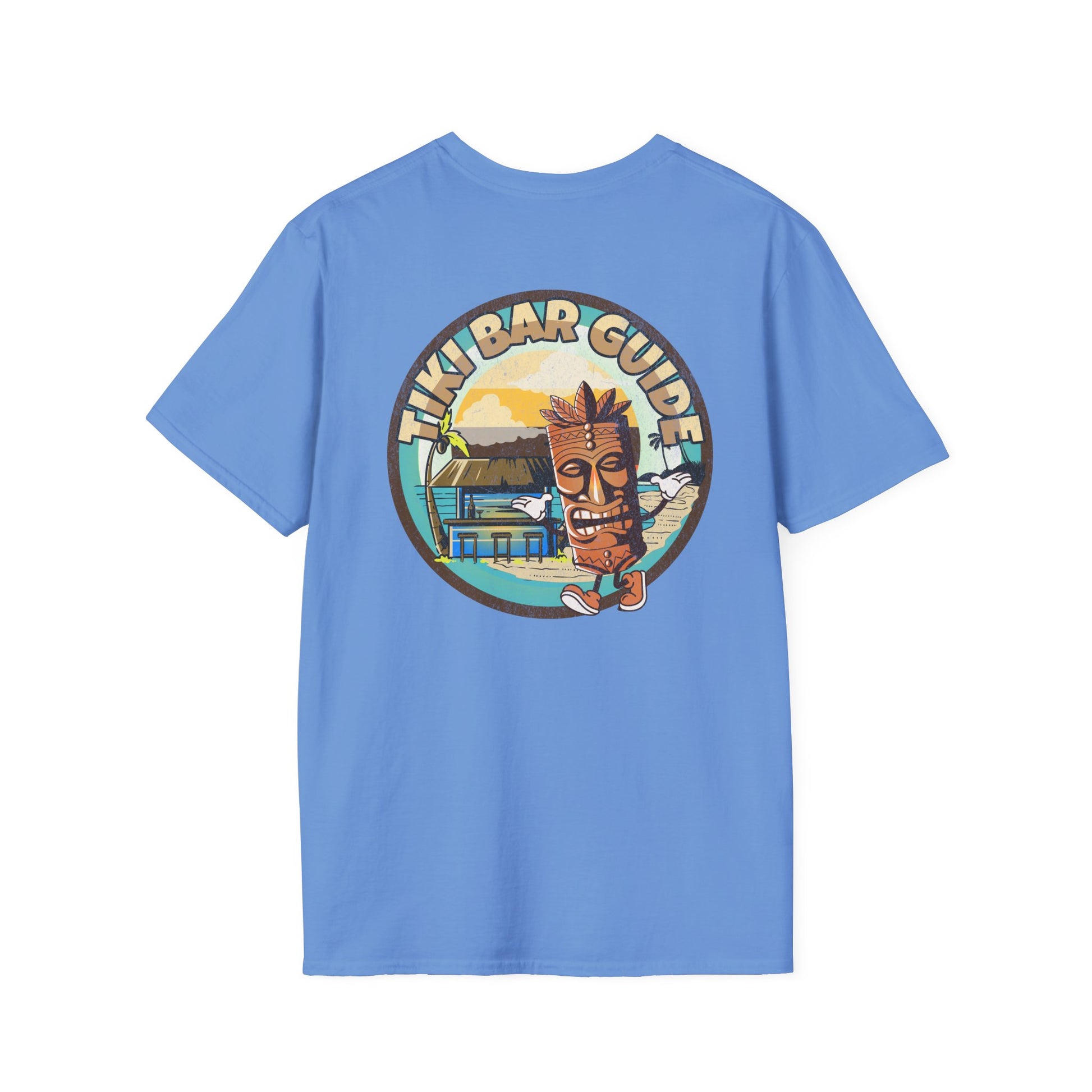 Tiki Bar Guide unisex softstyle T-Shirt - Caribbean Rays