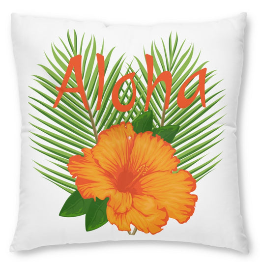 Aloha Tufted Floor Pillow, Square by Caribbean Rays