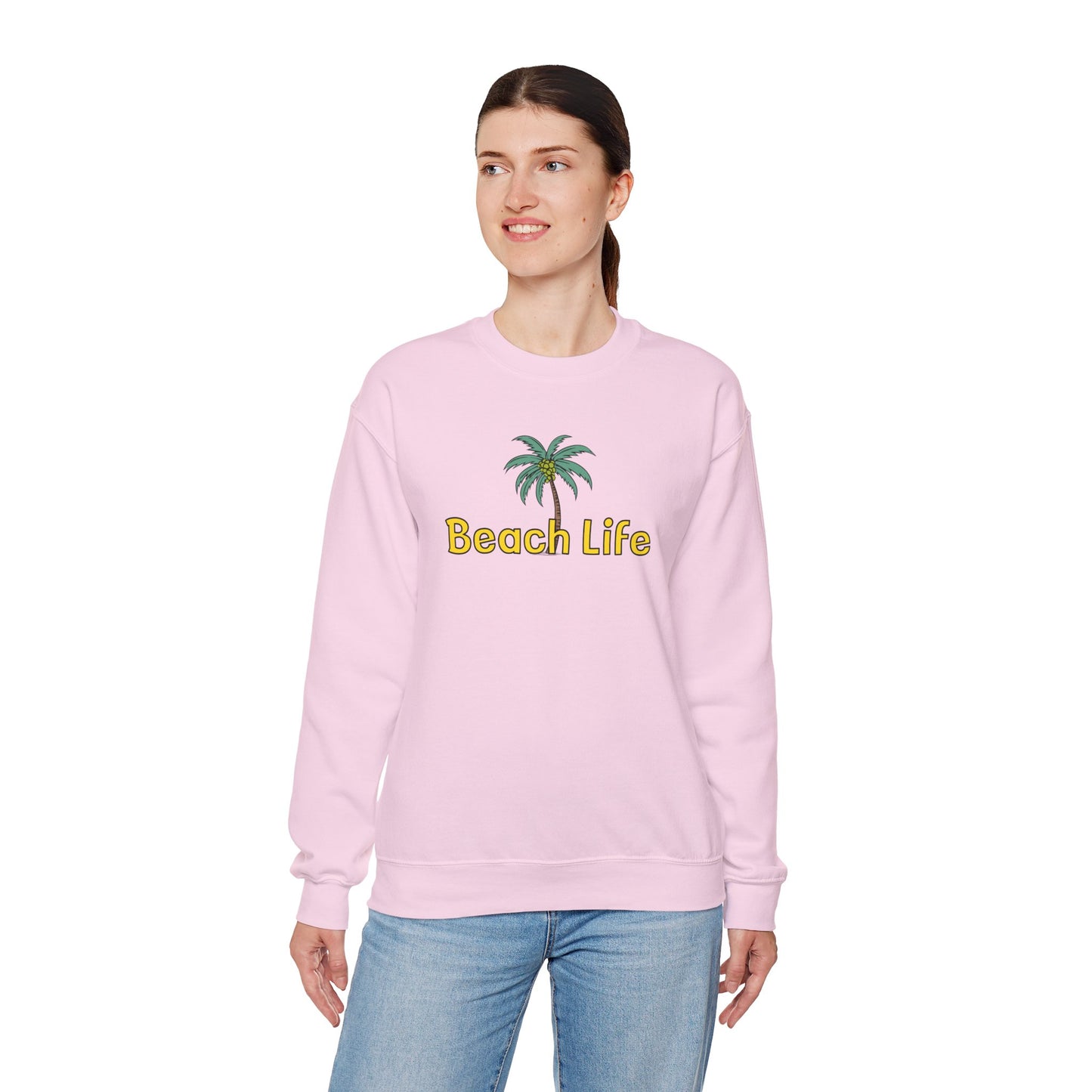 Beach Life Unisex Heavy Blend™ Crewneck Sweatshirt