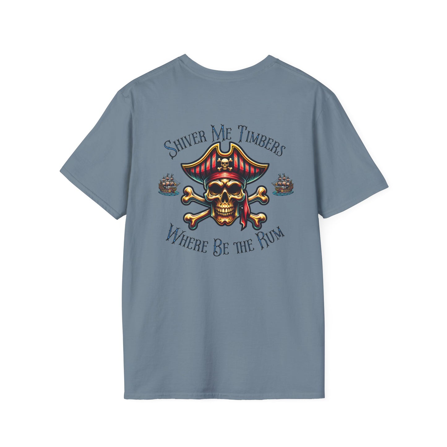 Shiver Me Timbers Unisex Softstyle T-Shirt - Caribbean Rays