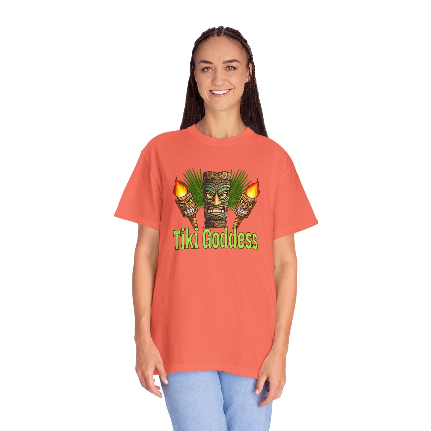 Resort Collection Tiki Goddess Unisex Garment-Dyed T-shirt