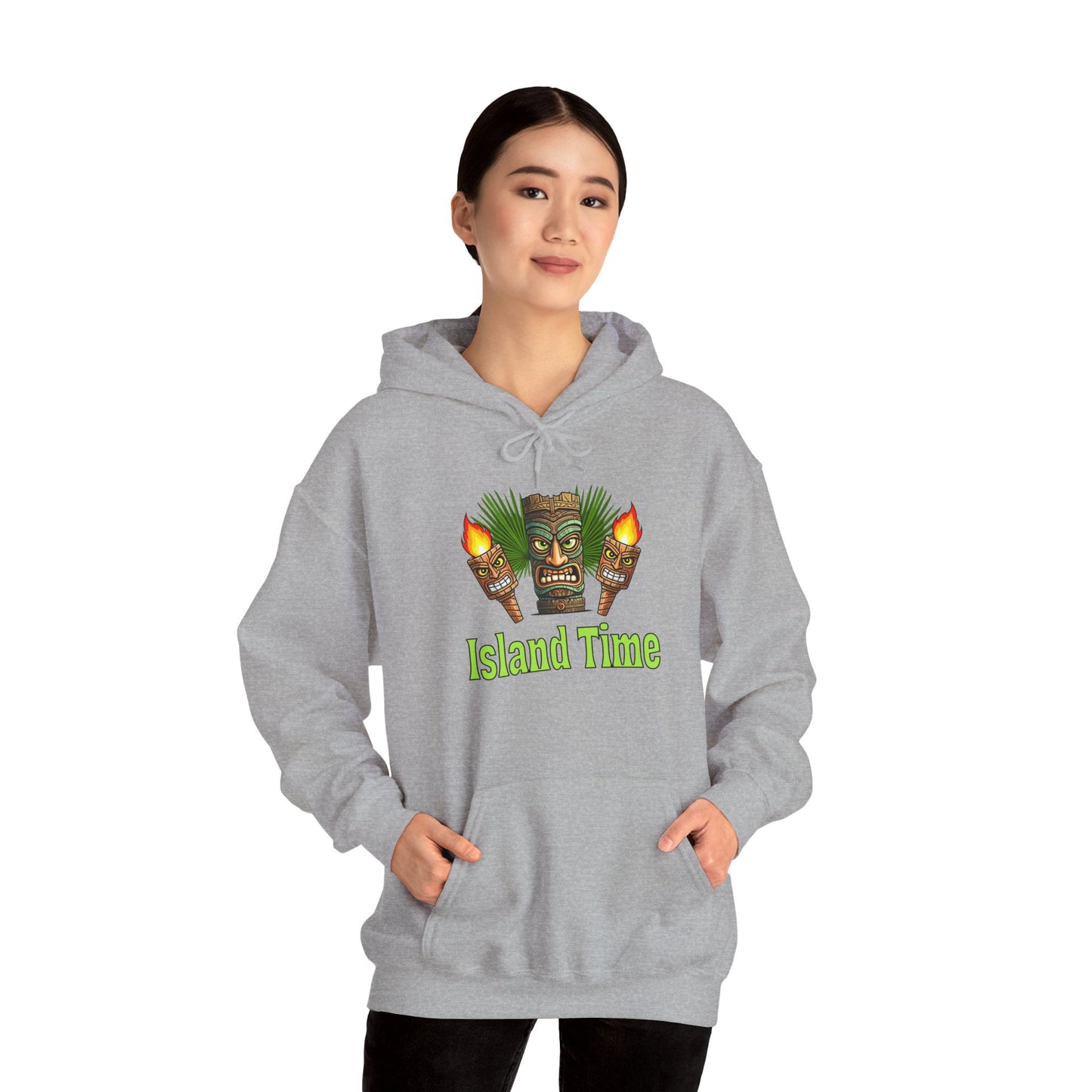 Tropical Island Time Hoodie for Relaxed Vibes