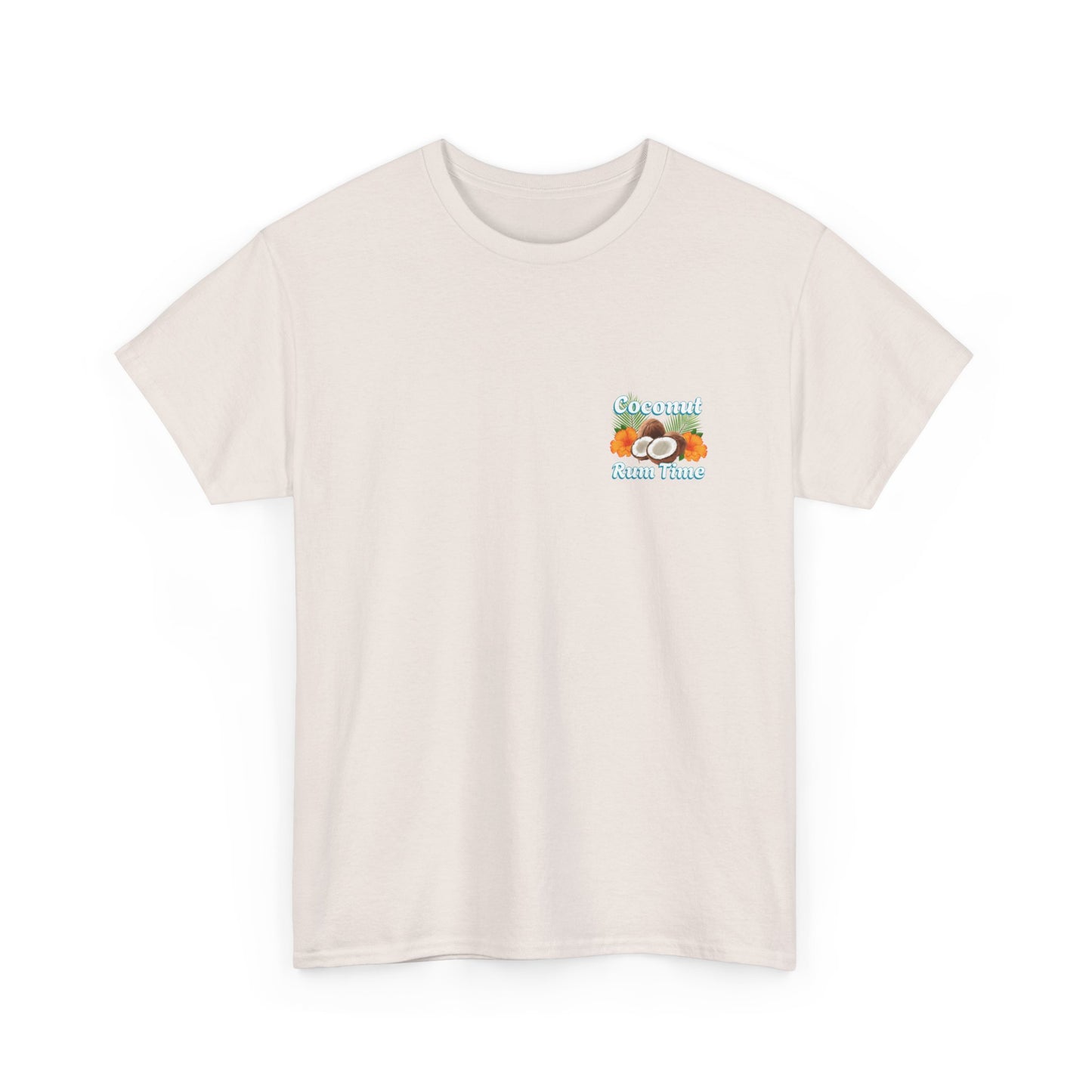 Coconut Rum Time Unisex Heavy Cotton Tee
