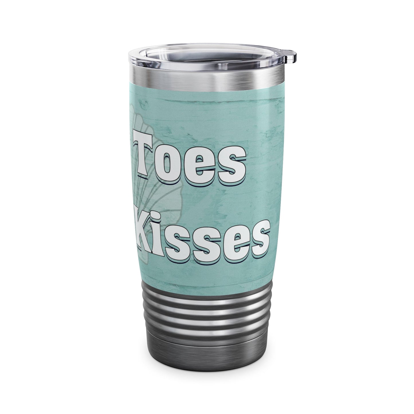 Sandy Toes & Salty Kisses Ringneck Tumbler, 20oz