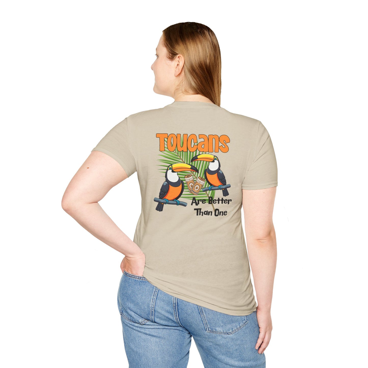 Toucans Are Better Than One Unisex Softstyle T-Shirt