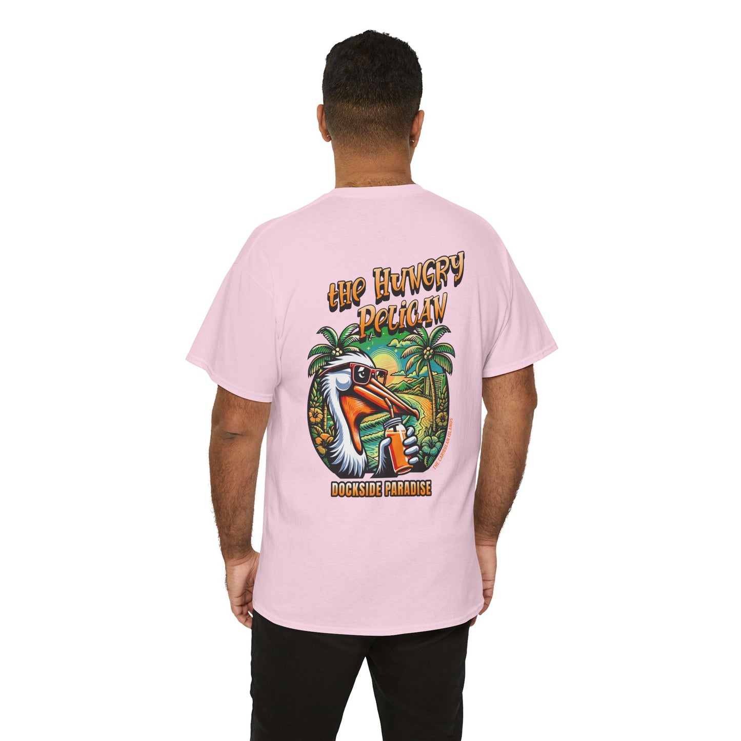 The Hungry Pelican Dockside Paradise Unisex Heavy Cotton Tee