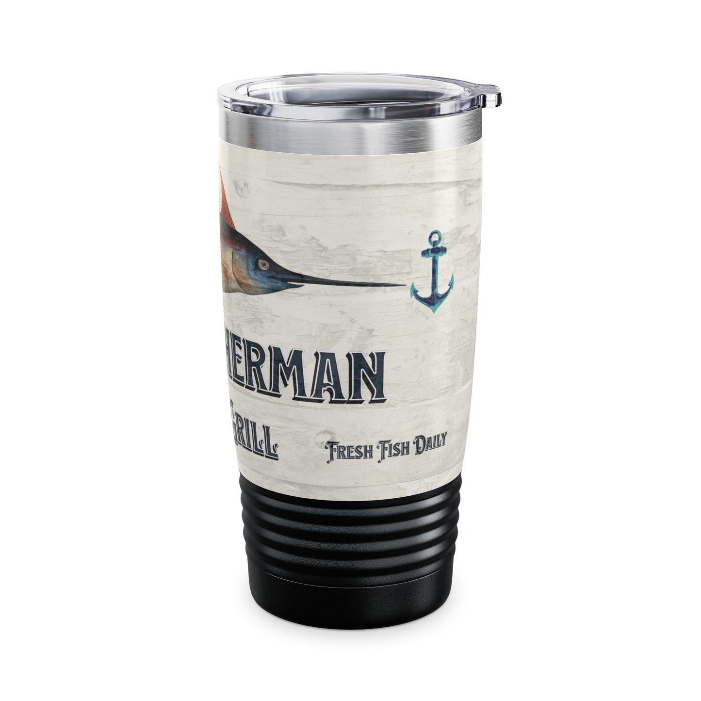 Lazy Fisherman Bar & Grill Ringneck Tumbler, 20oz - Caribbean Rays