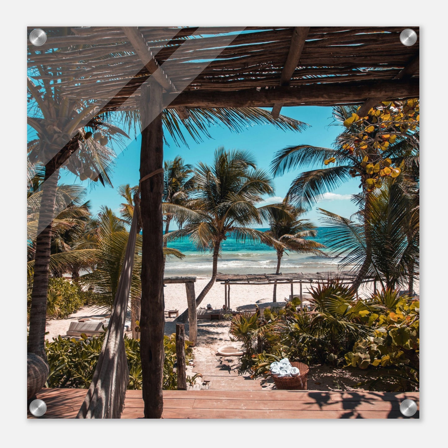 Island Living Acrylic Wall Print at Caribbean Rays