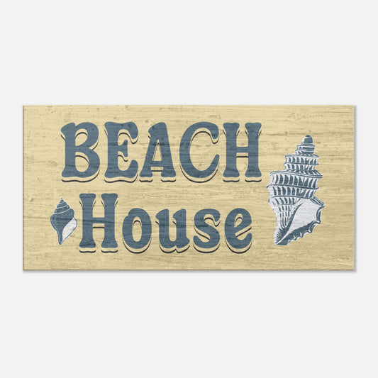 Beach House #1 Large Canvas Wall Prints at Caribbean Rays