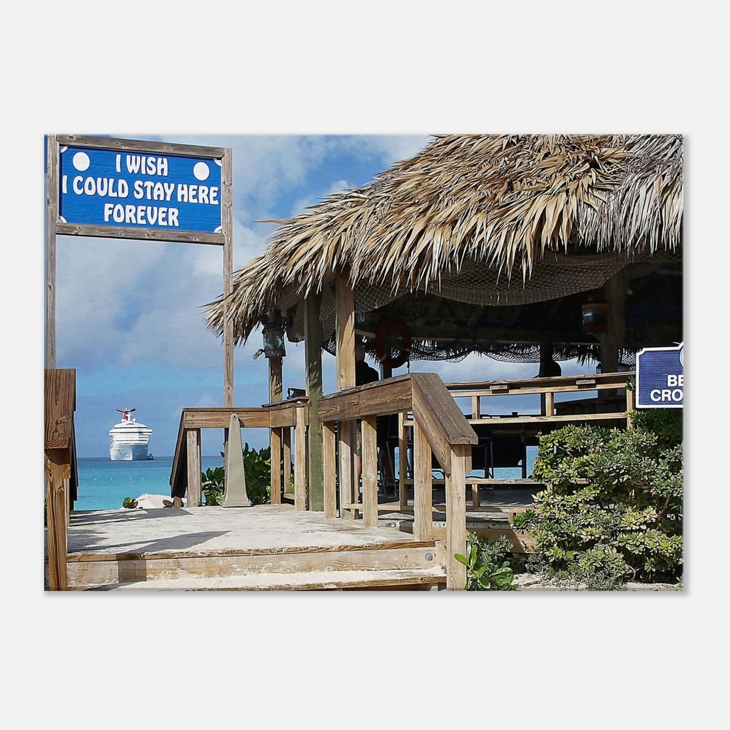 Caribbean Wish Canvas Wall Print at Caribbean Rays