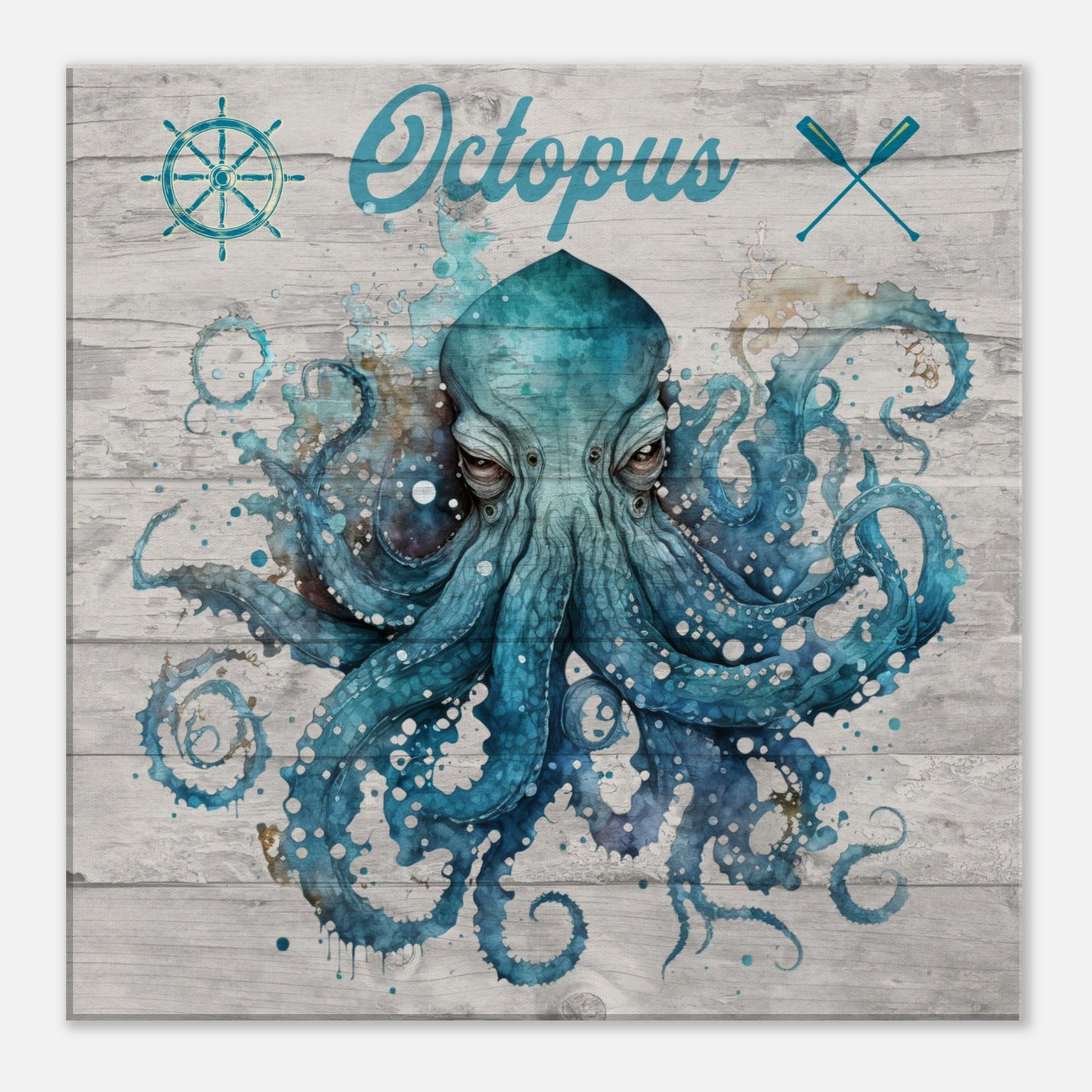 Octopus Canvas Wall Print at Caribbean Rays