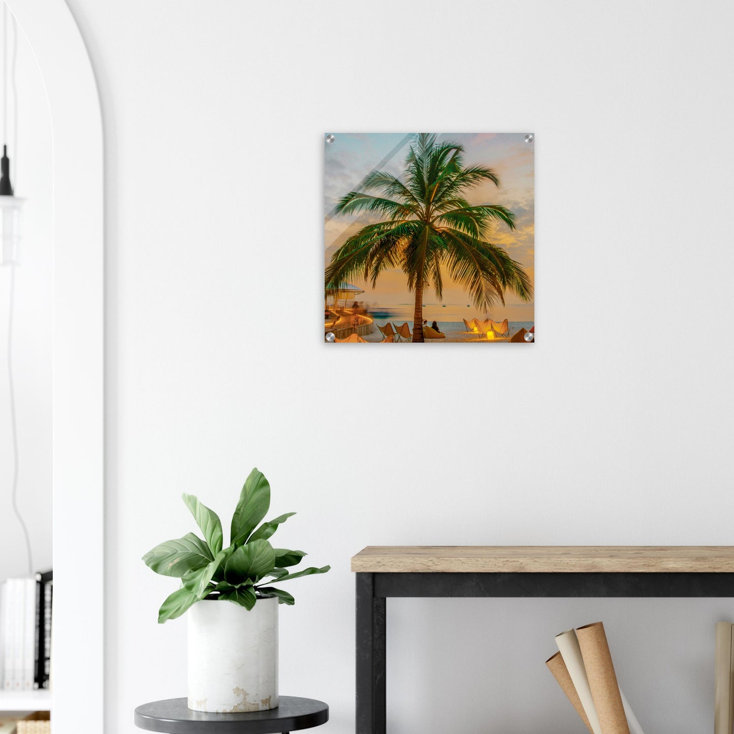 Under the Palm Acrylic Wall Print
