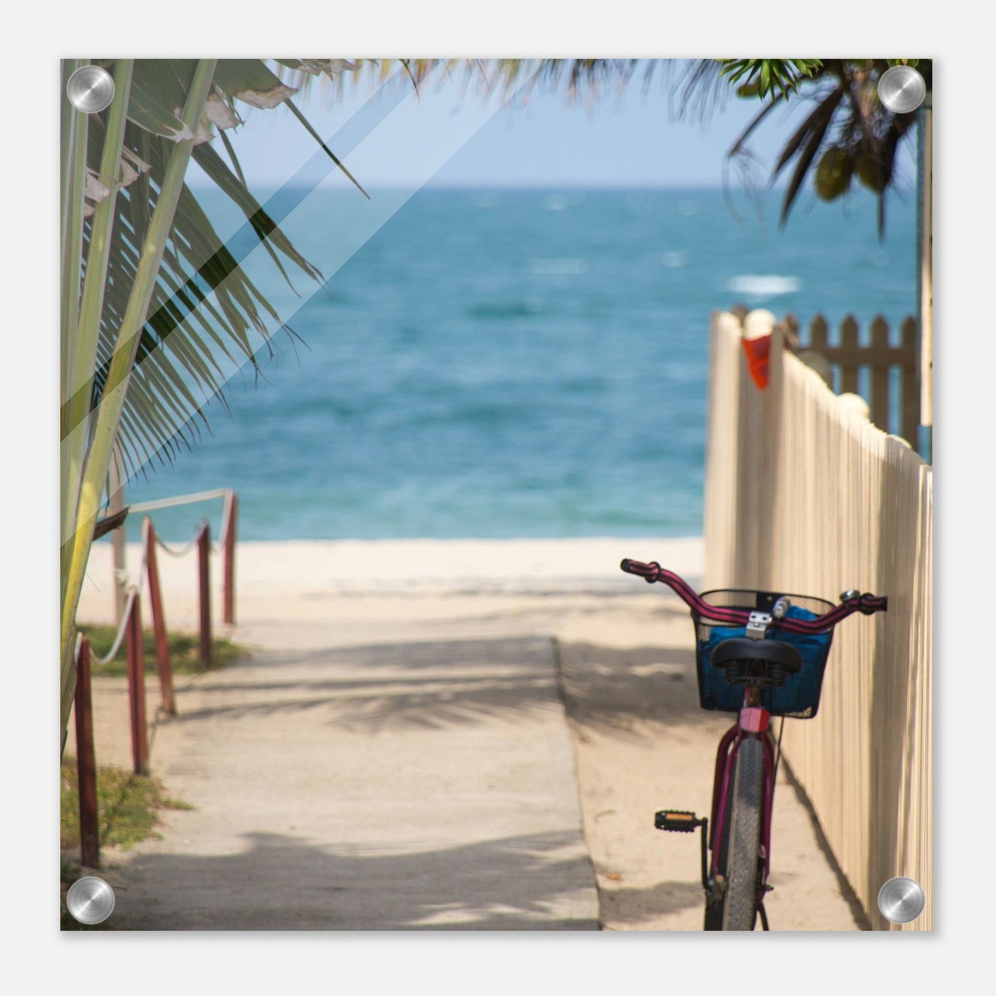 Living in Paradise Acrylic Print -at Caribbean Rays