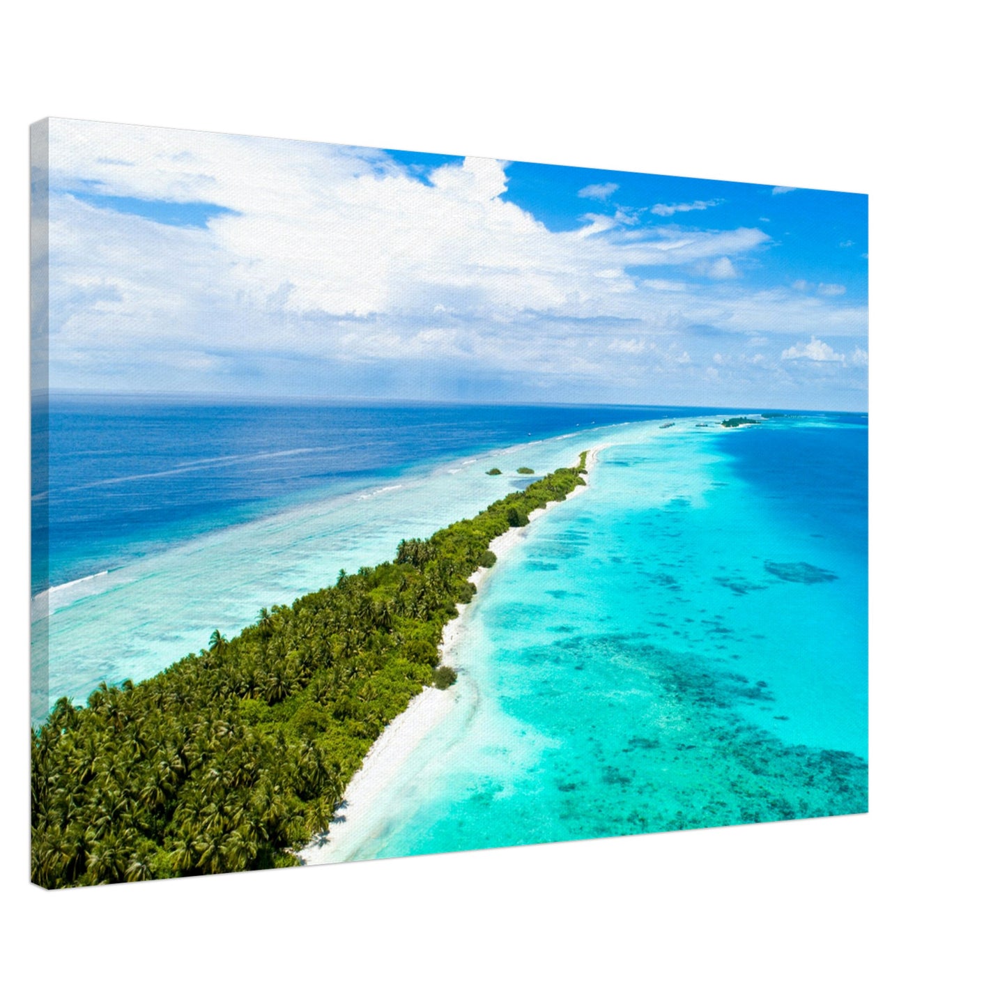 Skinny Island Canvas Wall Print