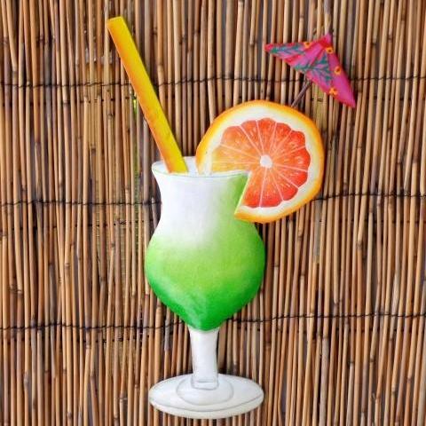 13in-Metal-Orange-Daiquiri-Tropical-Drink-Wall-Decor