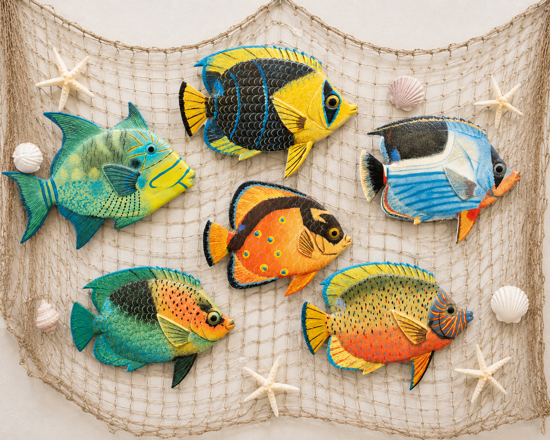 Bring a Splash of the Tropics Home with Tropical Fish Wall Décor