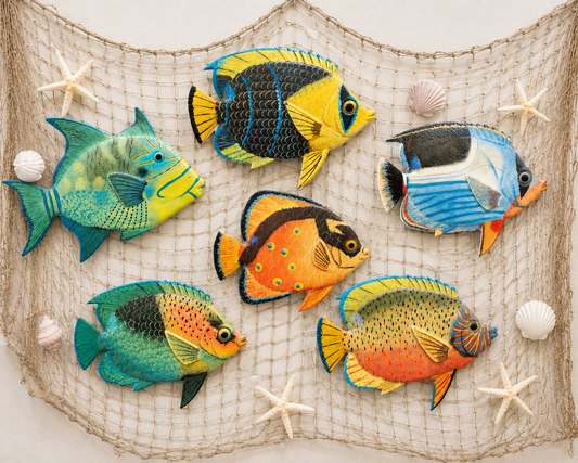 Bring a Splash of the Tropics Home with Tropical Fish Wall Décor