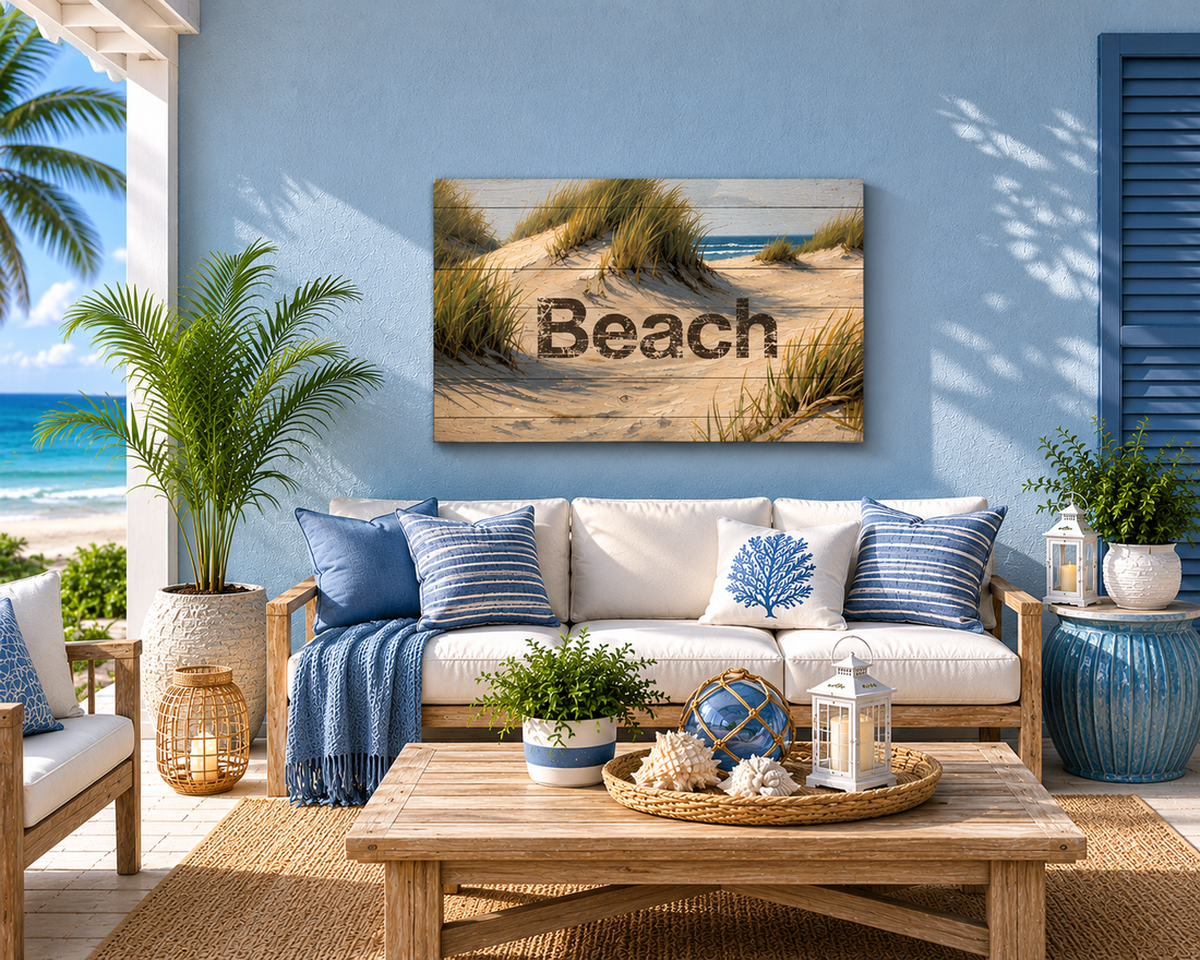 Decorative aluminum outdoor wall art