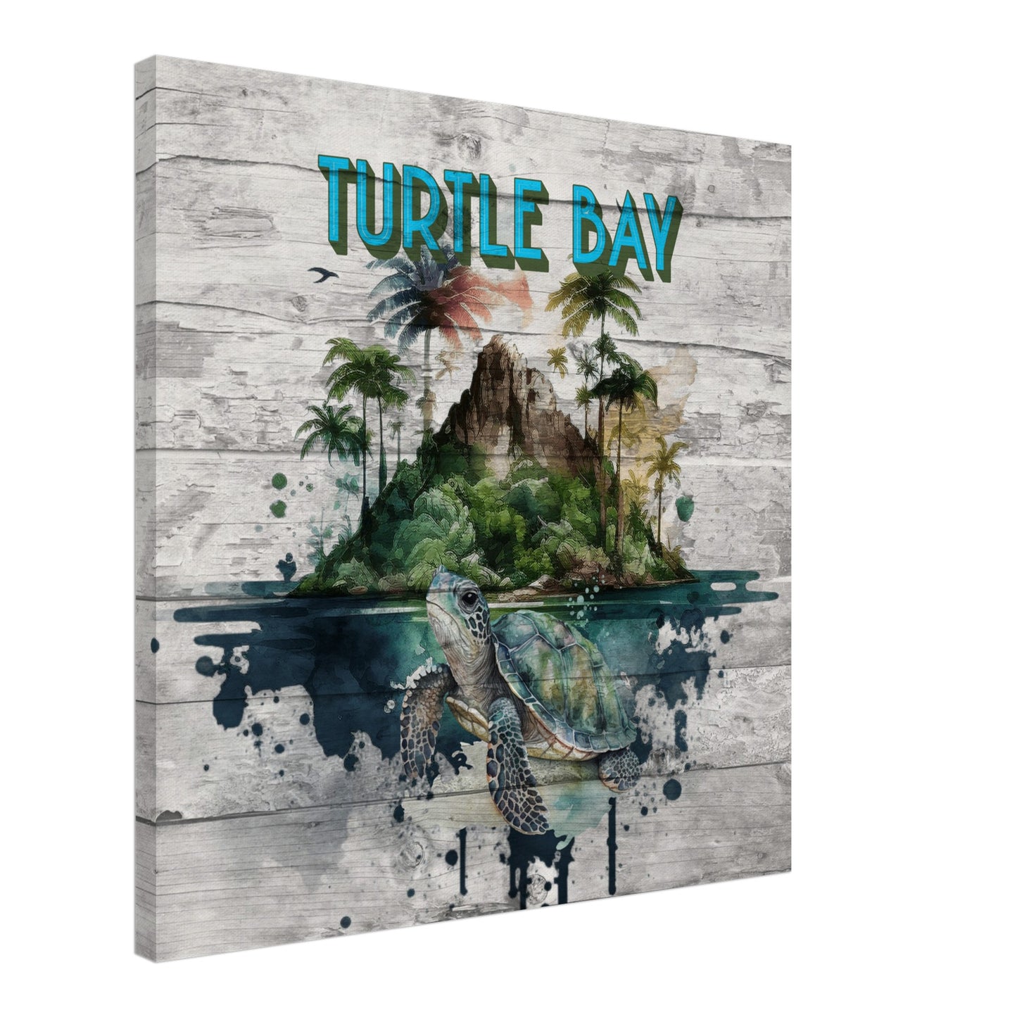 Turtle Bay Canvas Wall Print 
