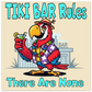 Tiki Bar Rules Aluminum Wall Print at Caribbean Rays