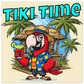 Tiki Time Aluminum Wall Print by Caribbean Rays
