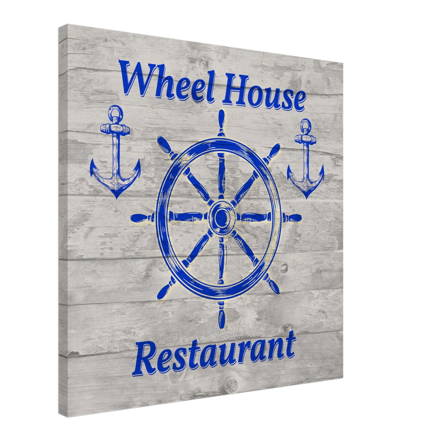 Wheelhouse Restaurant Canvas Wall Print Caribbean Rays