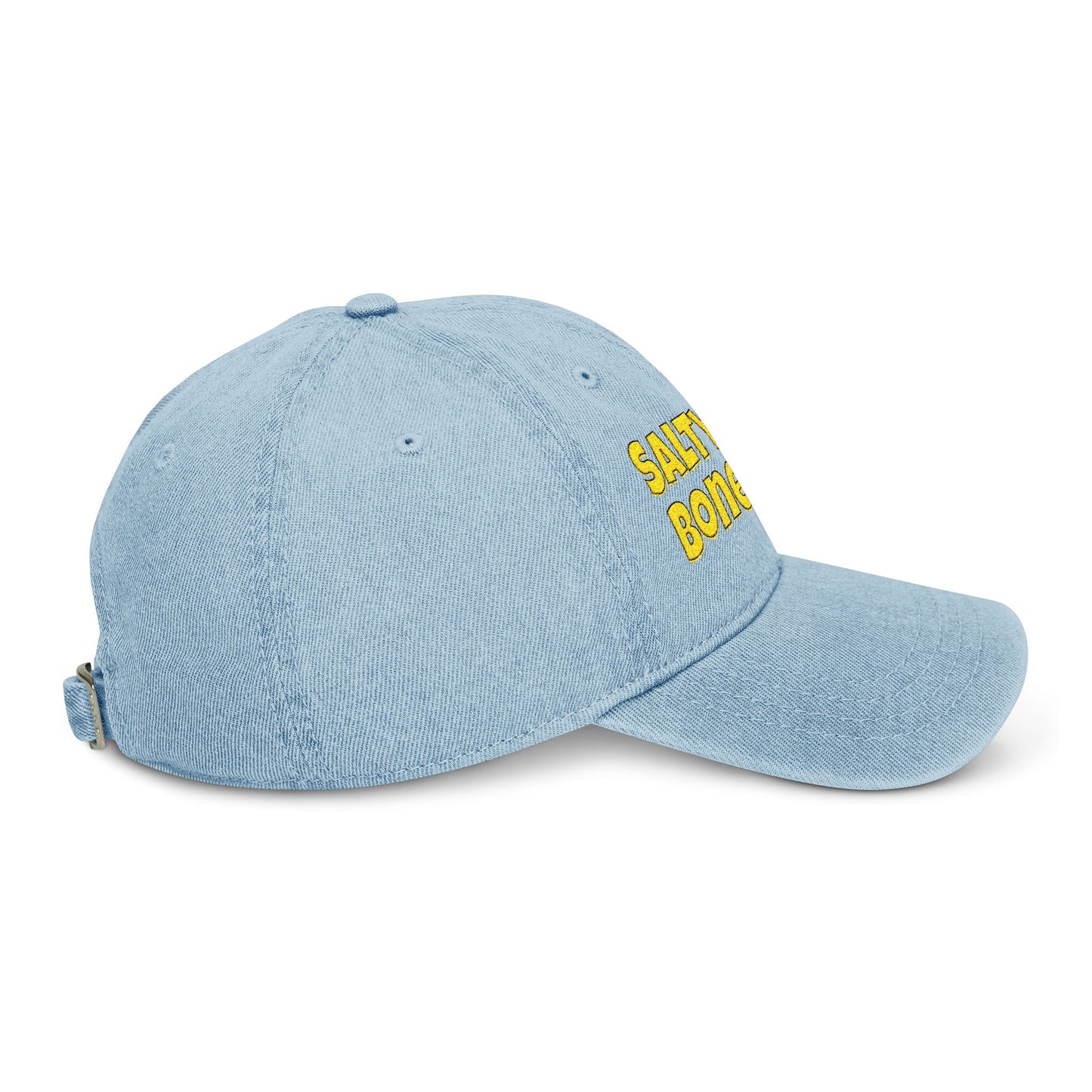 Salty Bonefish Embroidered Baseball Cap