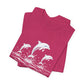 Dolphin Trio Tee — Playful Ocean Graphic T-Shirt