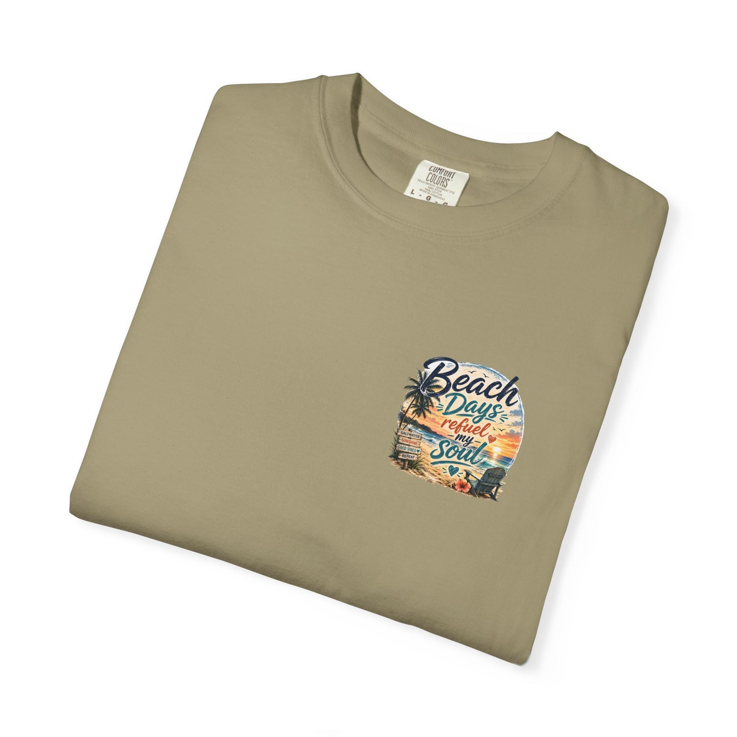 Beach Days T-Shirt — "Beach Days Refuel My Soul" Graphic Tee