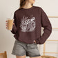 Sea Turtle Crewneck Sweatshirt — Hand-Drawn Marine Life Graphic