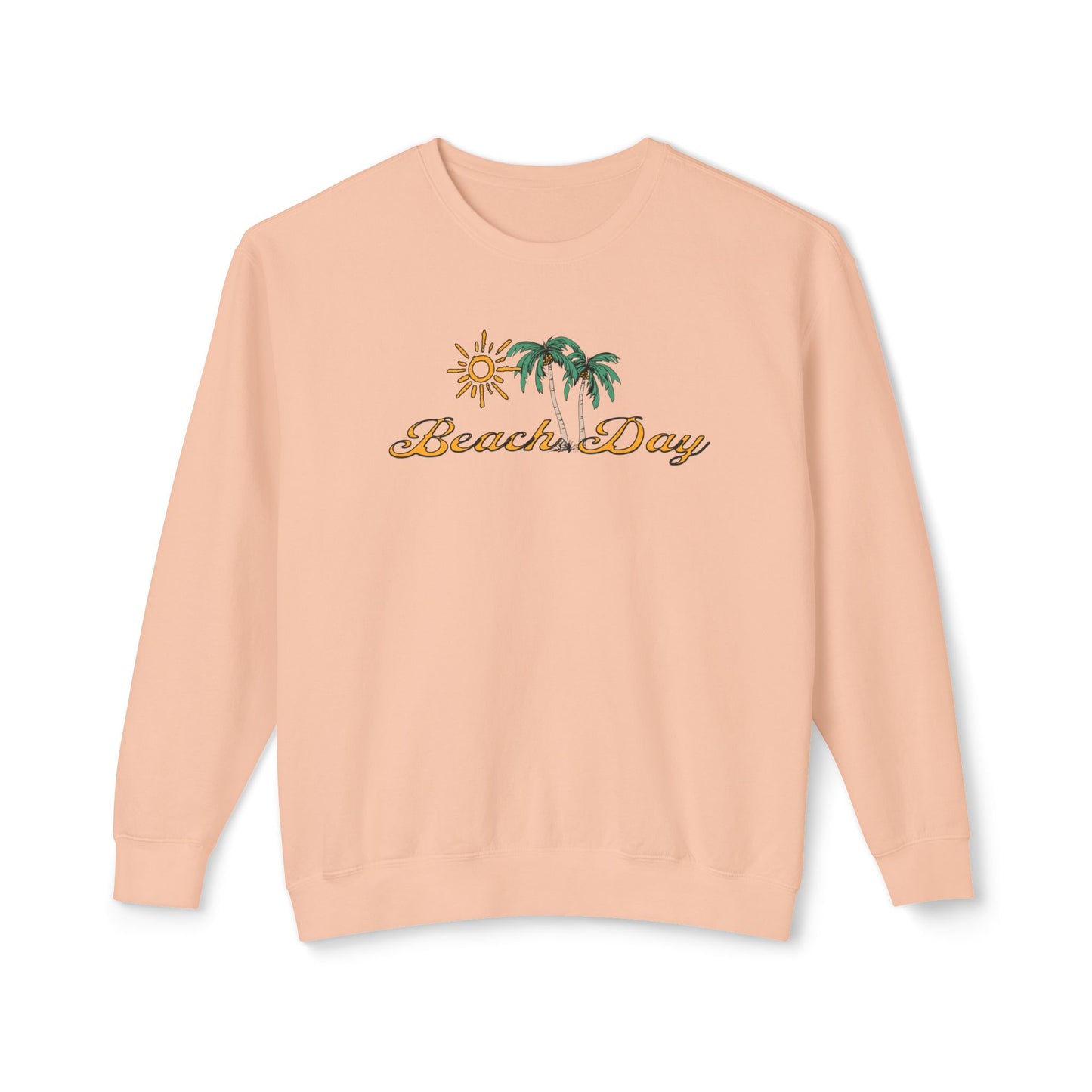 Beach Club Beach Day Unisex Lightweight Crewneck Sweatshirt by Caribbean Rays