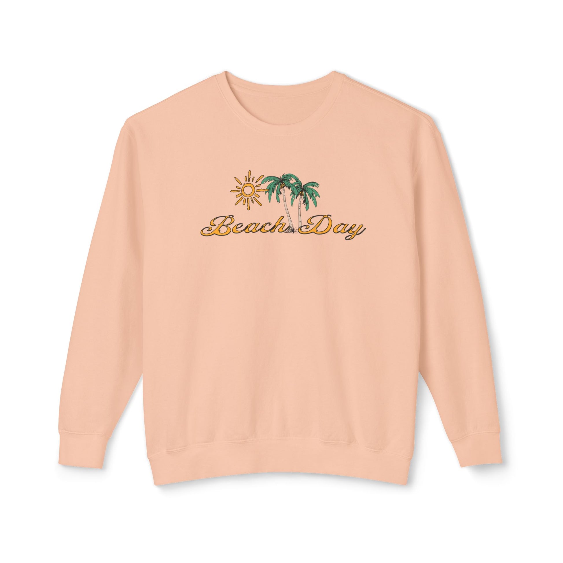 Beach Club Beach Day Unisex Lightweight Crewneck Sweatshirt by Caribbean Rays