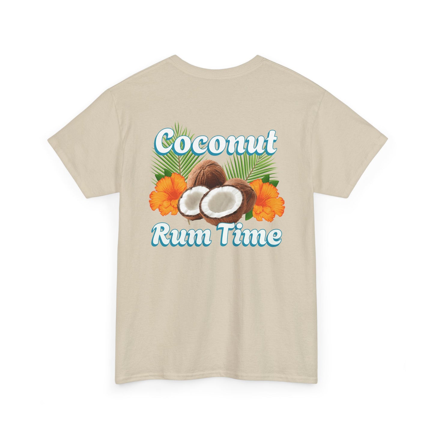 Coconut Rum Time Unisex Heavy Cotton Tee