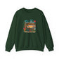 Tiki Bar Crewneck Sweatshirt — Retro Tropical Sunset Design