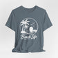 Beach Life T-Shirt – Palm Tree Sunset Graphic Tee